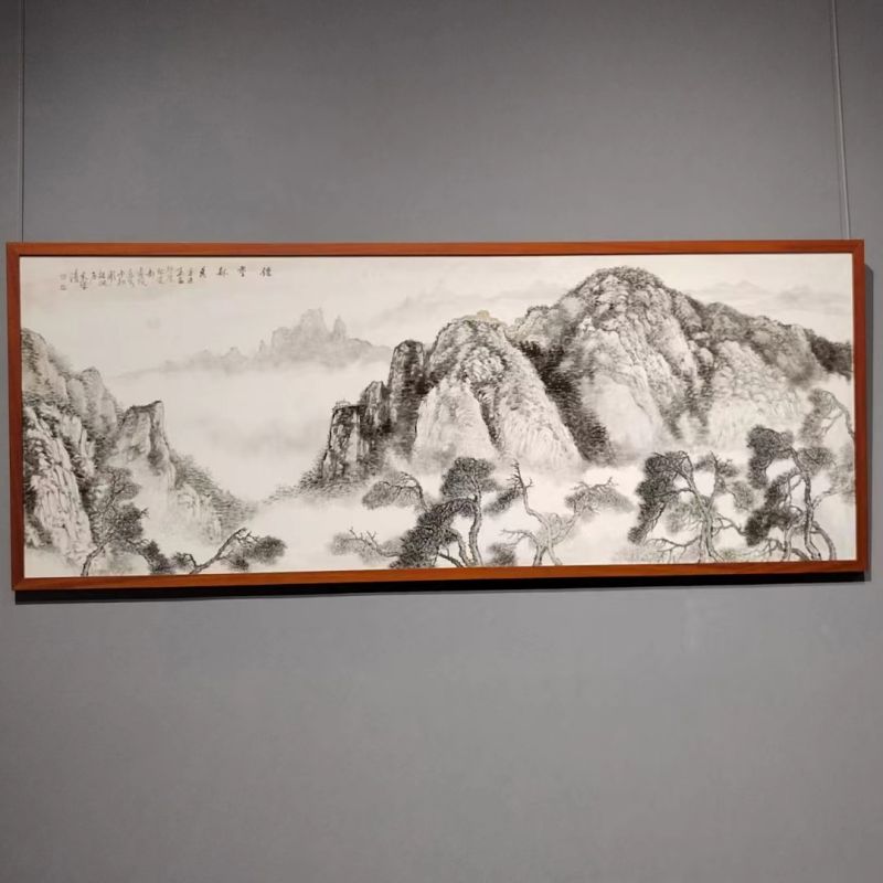 Original Landscape Porcelain Plate Paintings